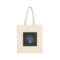 Neon Cyberpunk Skyline Tote | synthwave cityscape, futuristic neon aesthetic