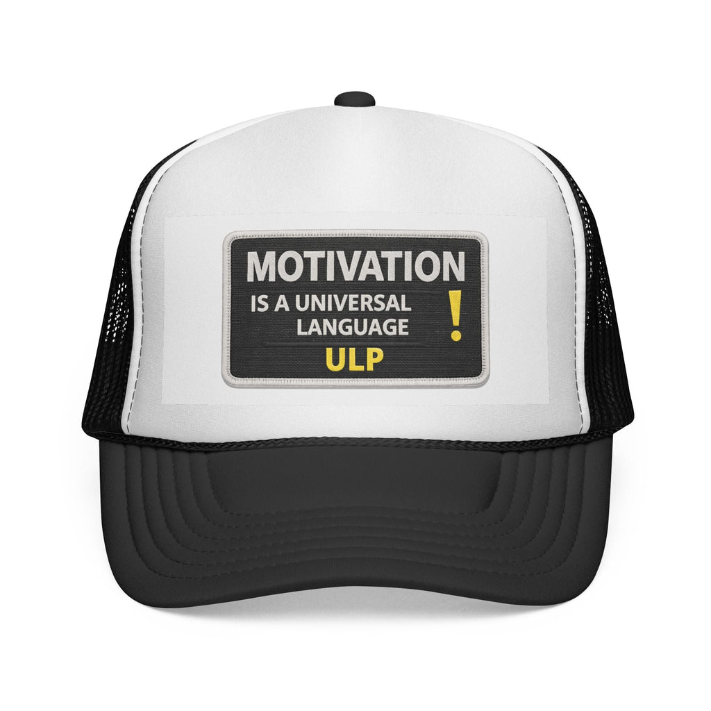 Motivation Is A Universal Language Trucker Cap — Motivational Mesh Back Hat