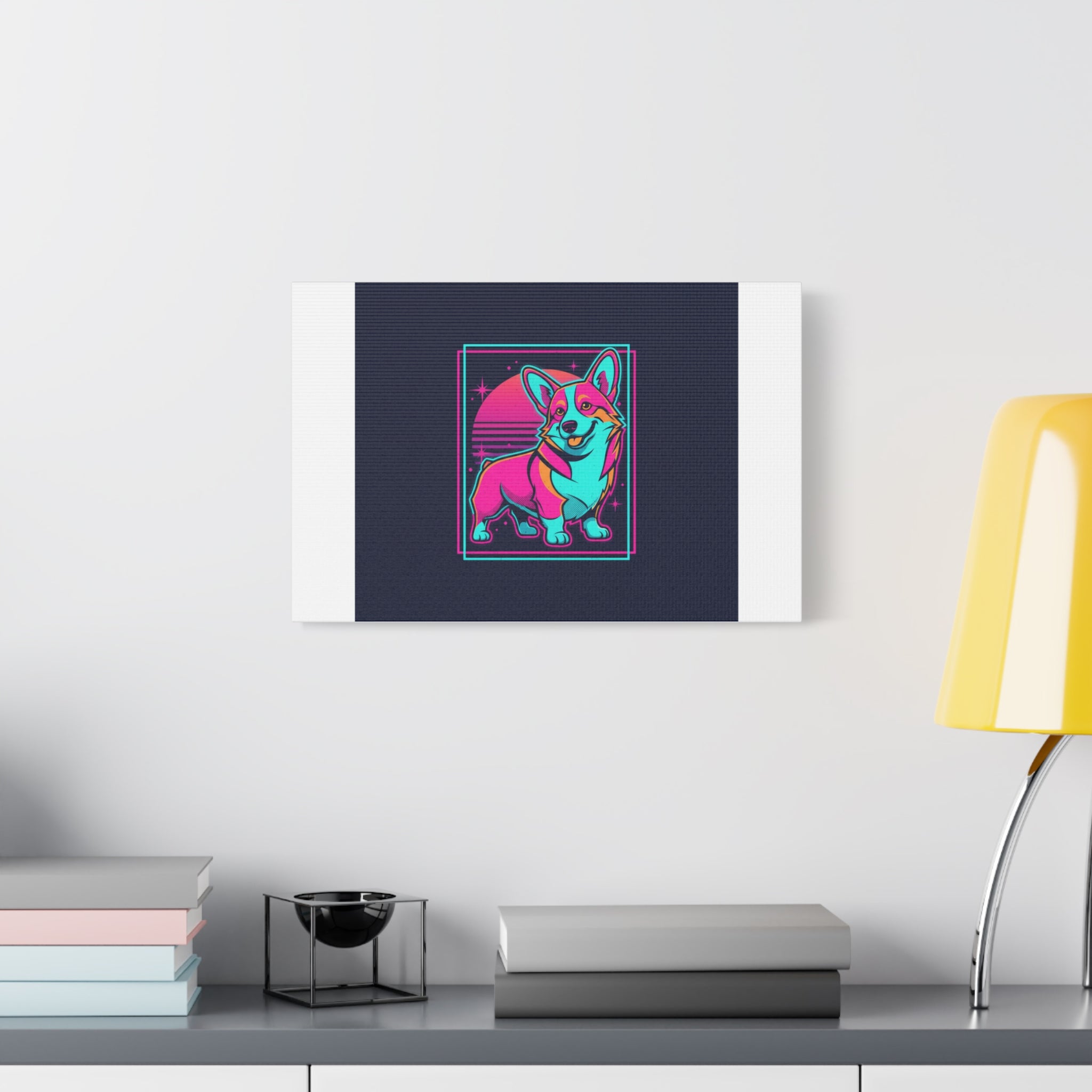 Platonic Love Corgi Canvas | Friendship Valentine, Galentine’s Wall Art
