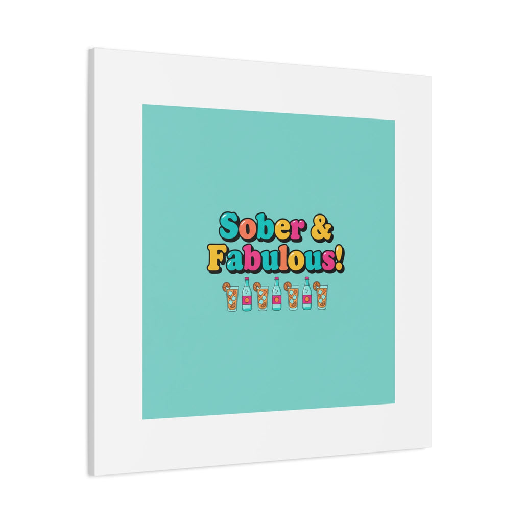 Sober & Fabulous! Canvas | Dry January, Mocktail Trend