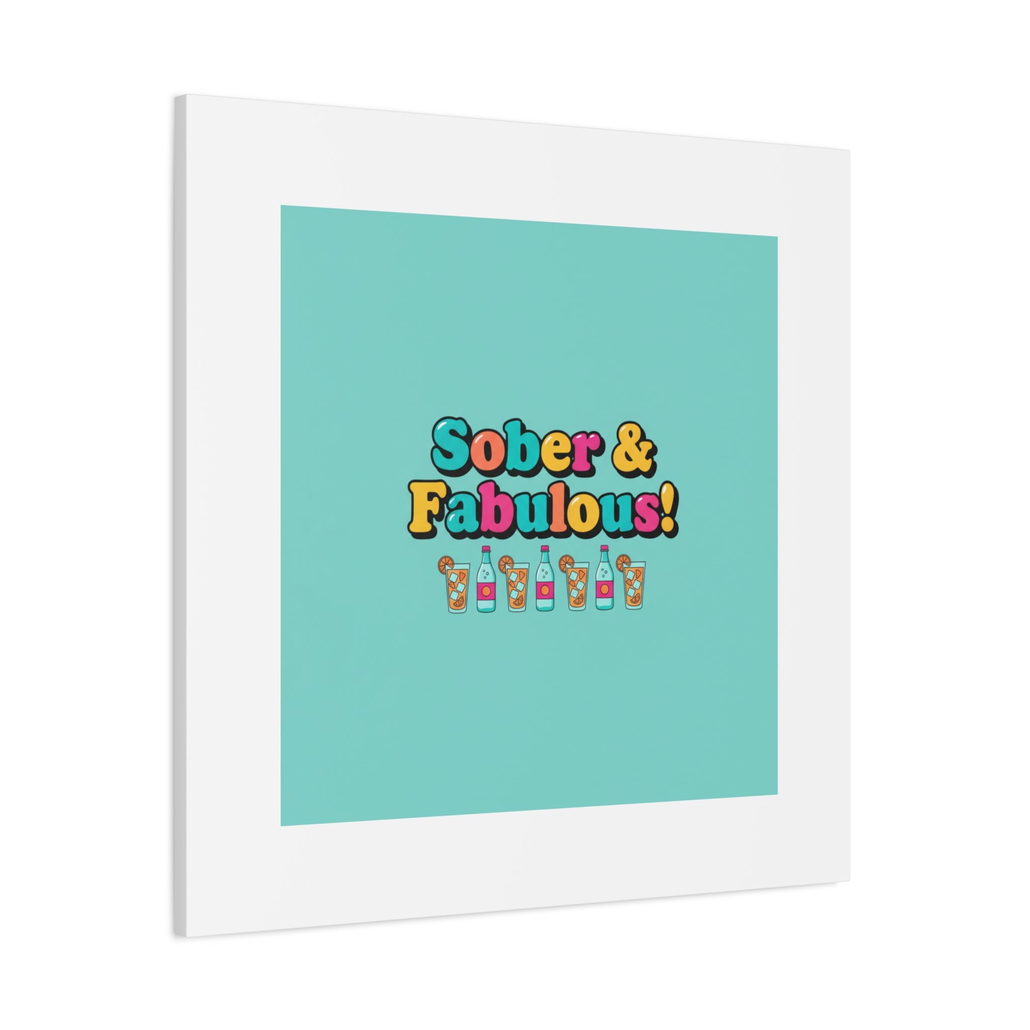 Sober & Fabulous! Canvas | Dry January, Mocktail Trend