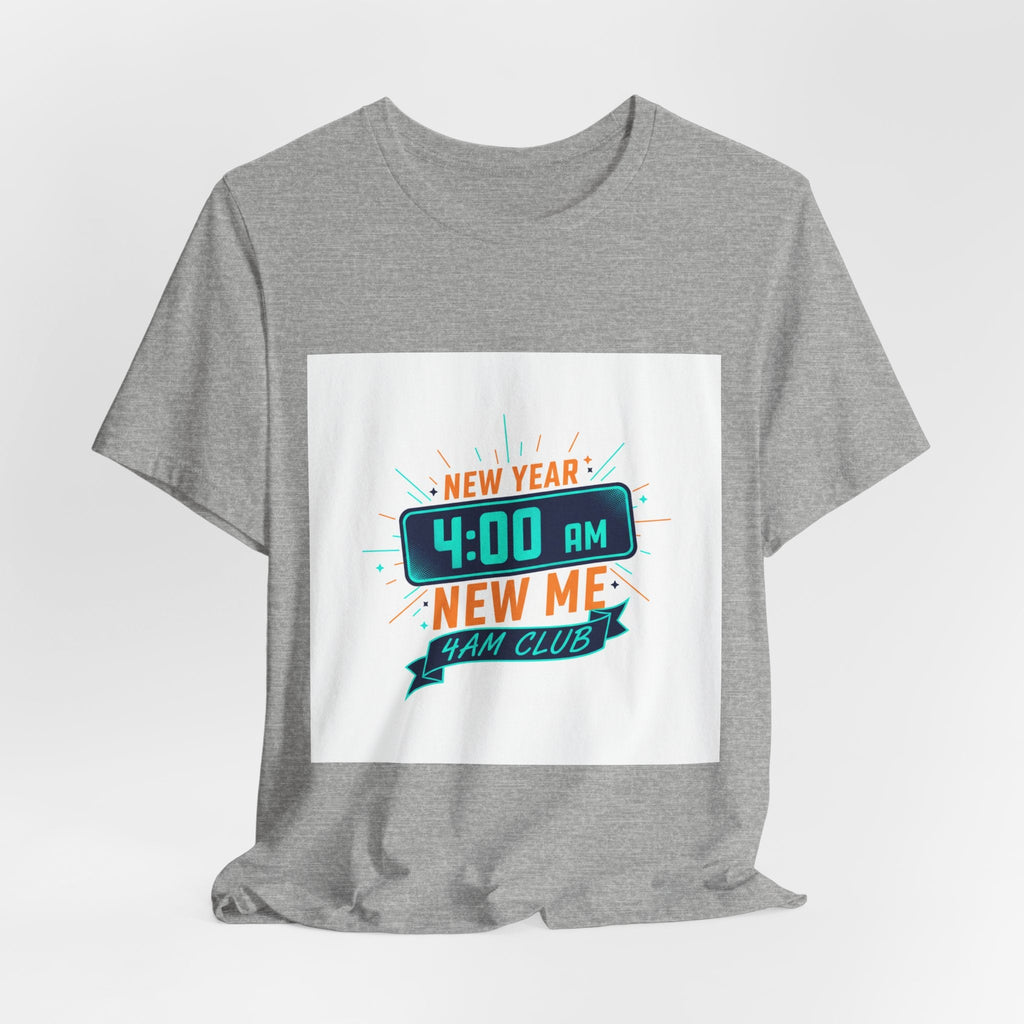 New Year 4:00 AM New Me Tee | Holiday Apparel, Festive Party Shirt