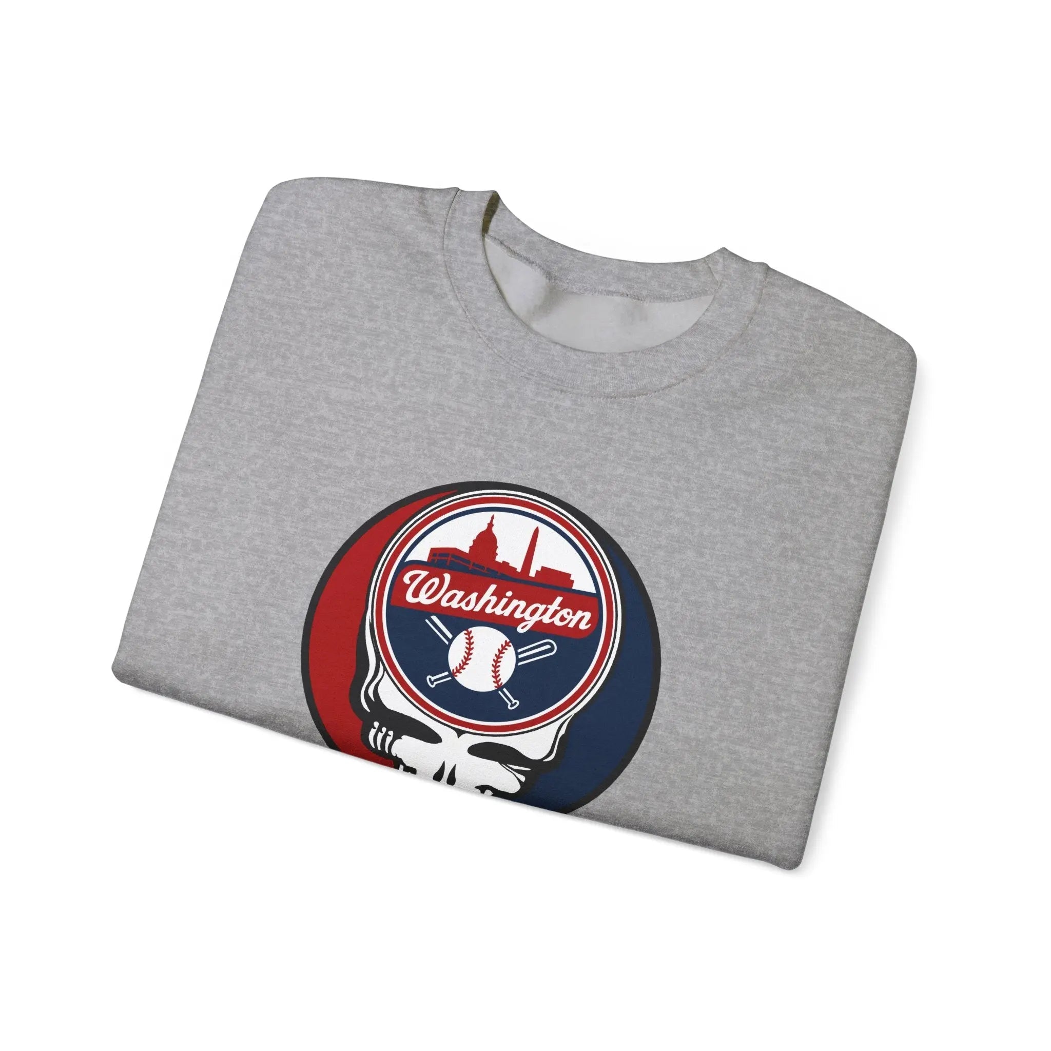 Washington Nationals Original Stealie Grateful Dead Crewneck Grateful Dead Sweatshirt
