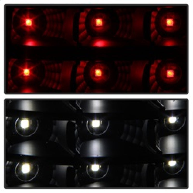 SPYDER xTune 03-06 Chevrolet Silverado 1500 LED Tail Lights - Black Smoke (ALT-JH-CSIL03-LED-BSM) 9037641