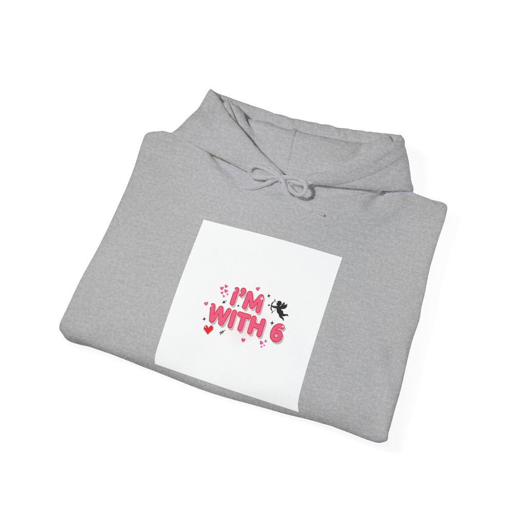 Valentine's 'I with 6 for 7' Meme Hoodie — Viral Helots Valentine's Sweatshirt