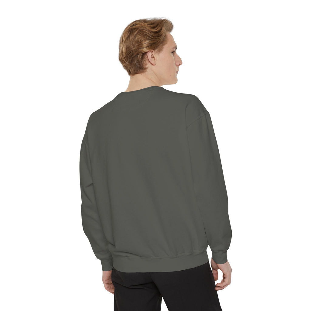 Dog Lover Sweatshirt — Neon Puppy Graphic Crewneck