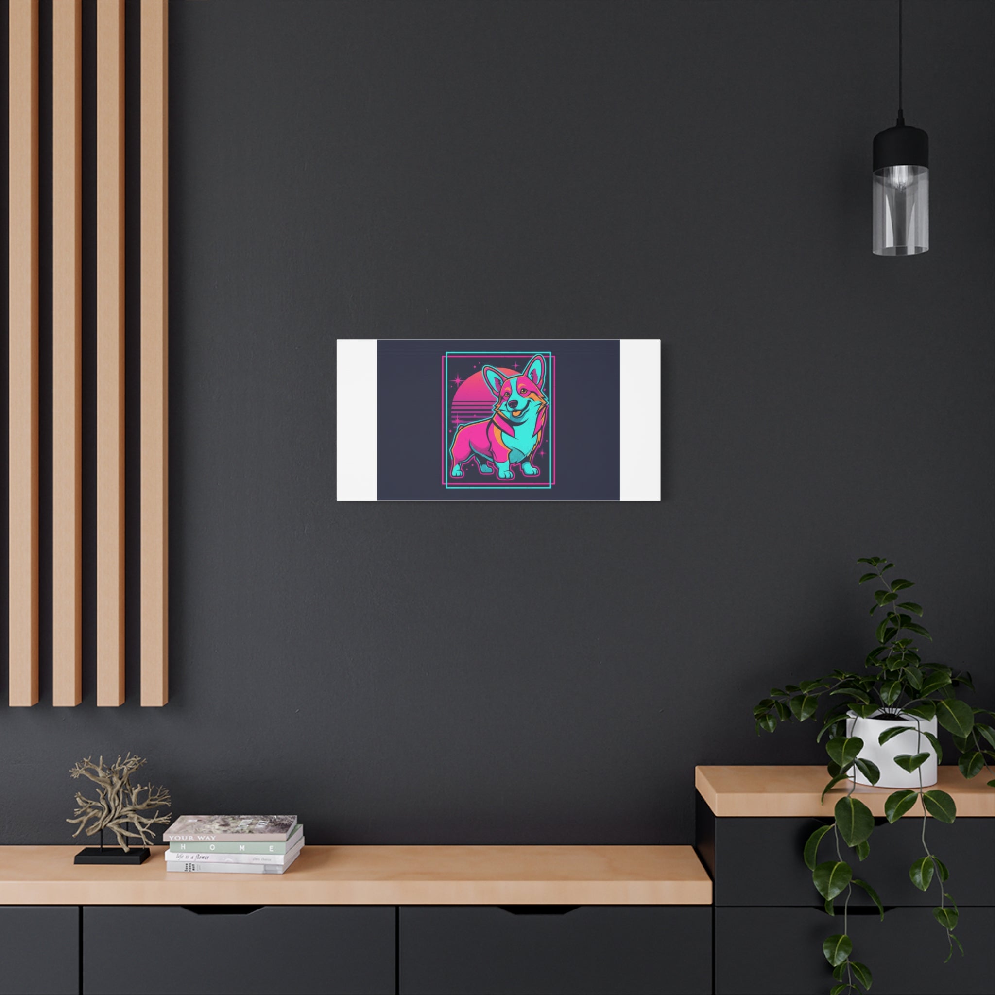 Platonic Love Corgi Canvas | Friendship Valentine, Galentine’s Wall Art