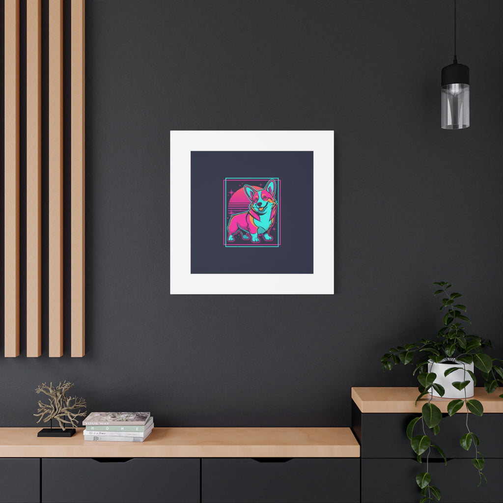 Platonic Love Corgi Canvas | Friendship Valentine, Galentine’s Wall Art