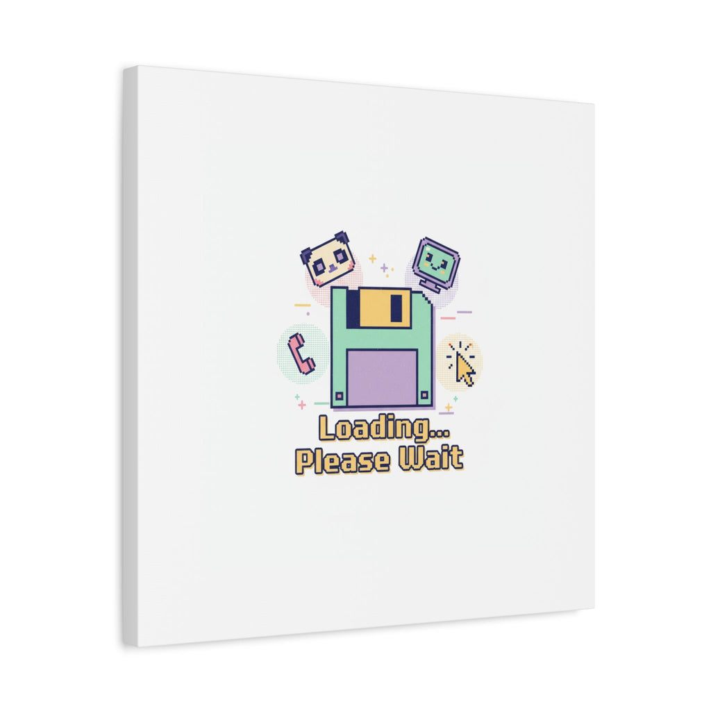 Loading Please Wait Canvas | Old Internet Aesthetic, 90s Web Nostalgia