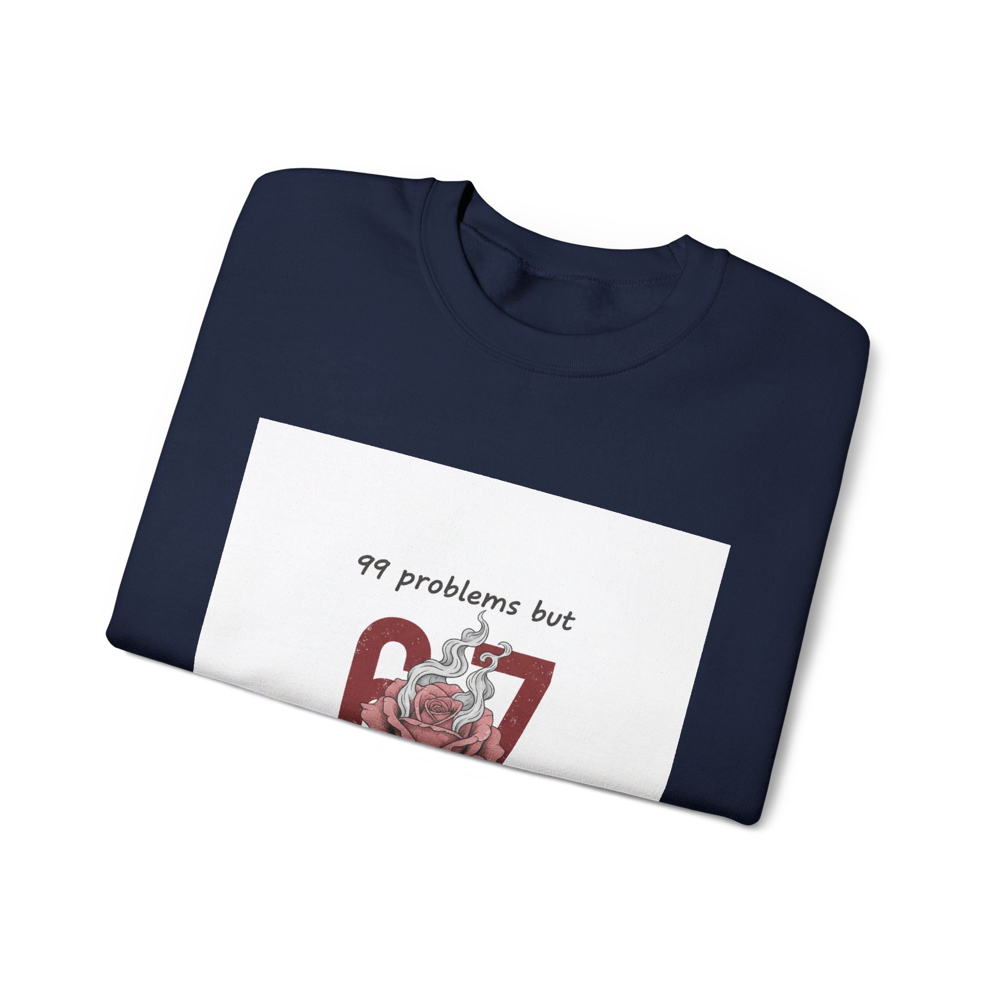 Weird Cupid Graphic Sweatshirt | quirky heart shirt, chaotic love design