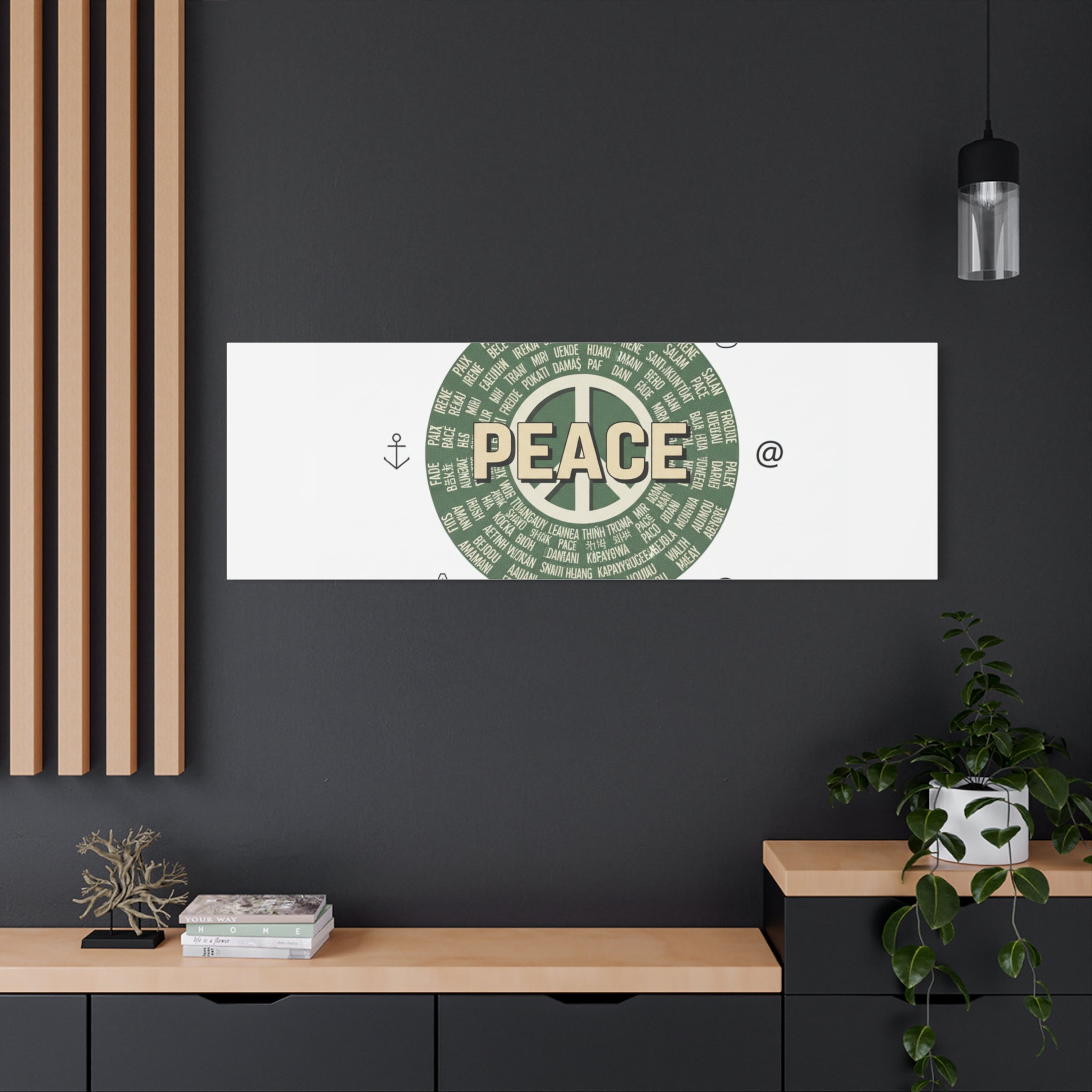 Peace doodle canvas | hand drawn sketch aesthetic, handwritten message