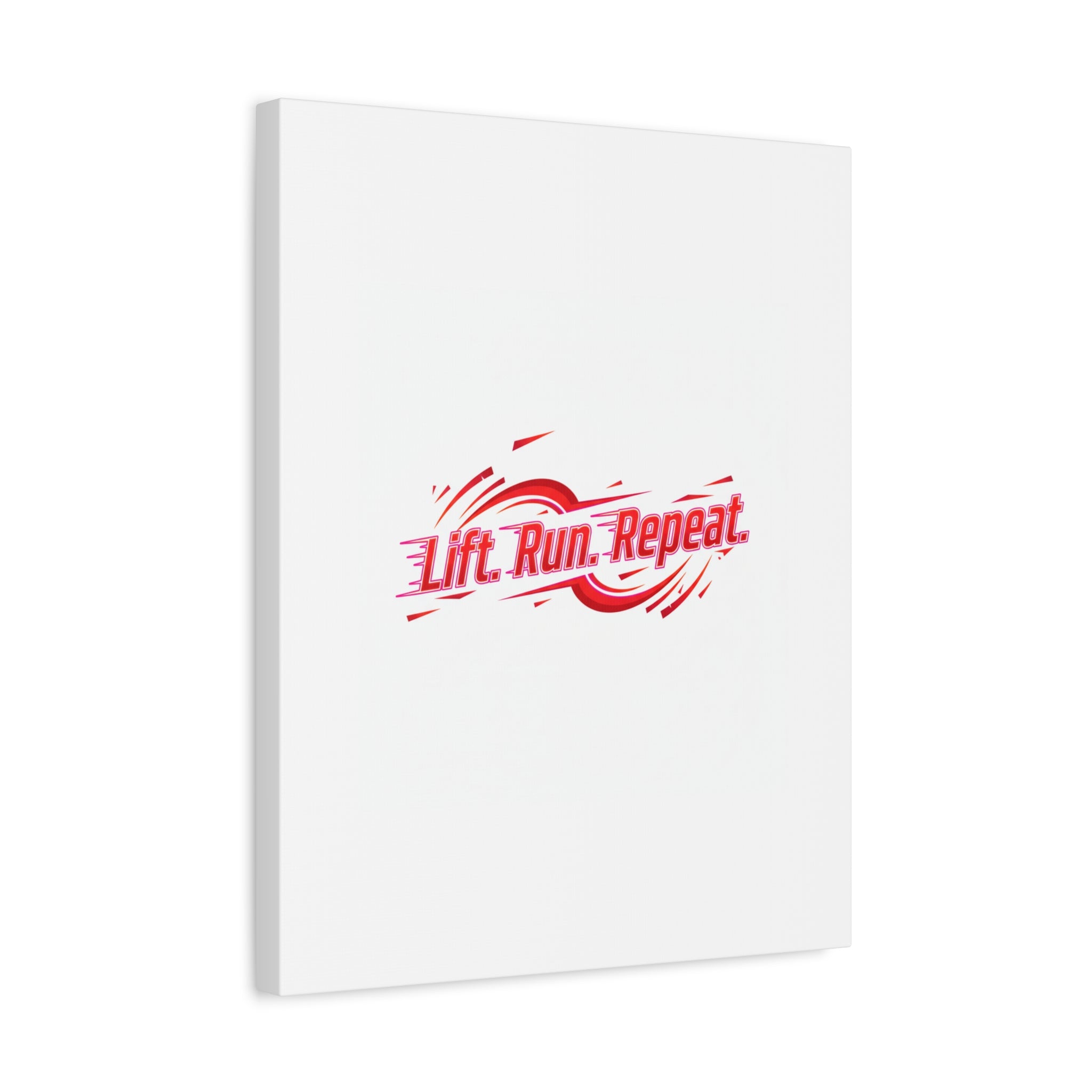 Lift Run Repeat Canvas | Fitness Wall Art, Gym Motivation