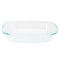 Soho Lounge Carnegie Hill 16 inch x 11 Inch x 3.1 Inch Tempered Glass Multi-Purpose Pan with Built-in Handles