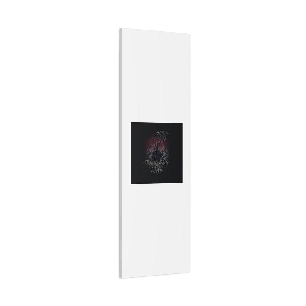 Whispered Secrets of the Shadows Castle Wall Art, Matte Canvas | Gothic Medieval Decor