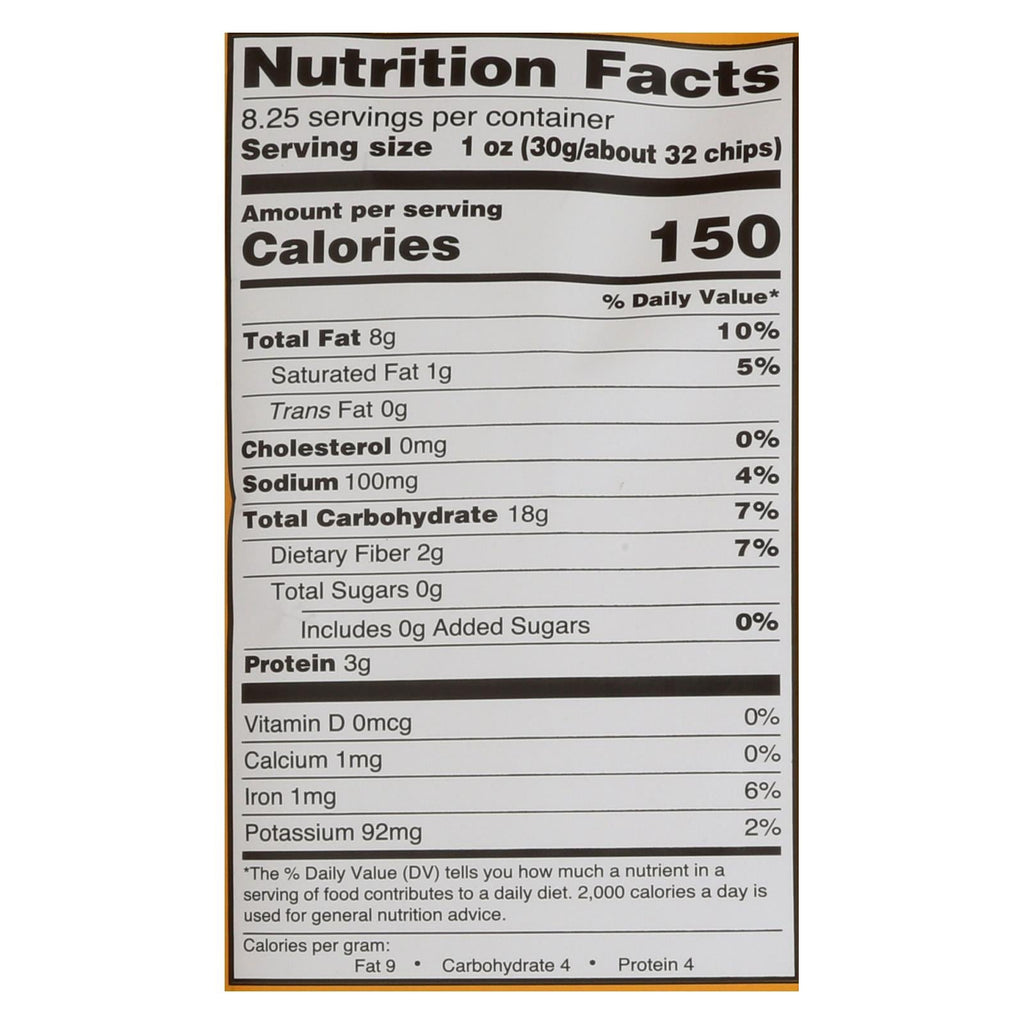 R.W. Garcia Organic Blue Corn Chips (Pack of 12) 8.25 Oz