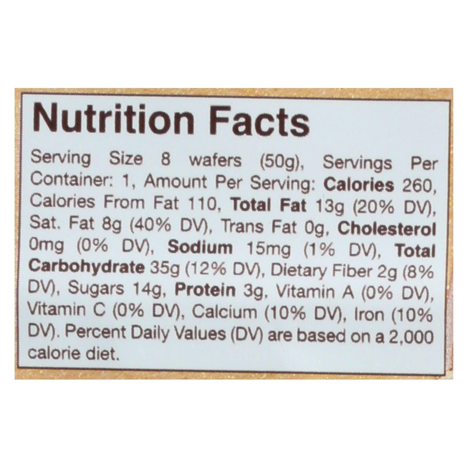 Schar Gluten-Free Hazelnut Wafers (Pack of 20) - 1.8 Oz