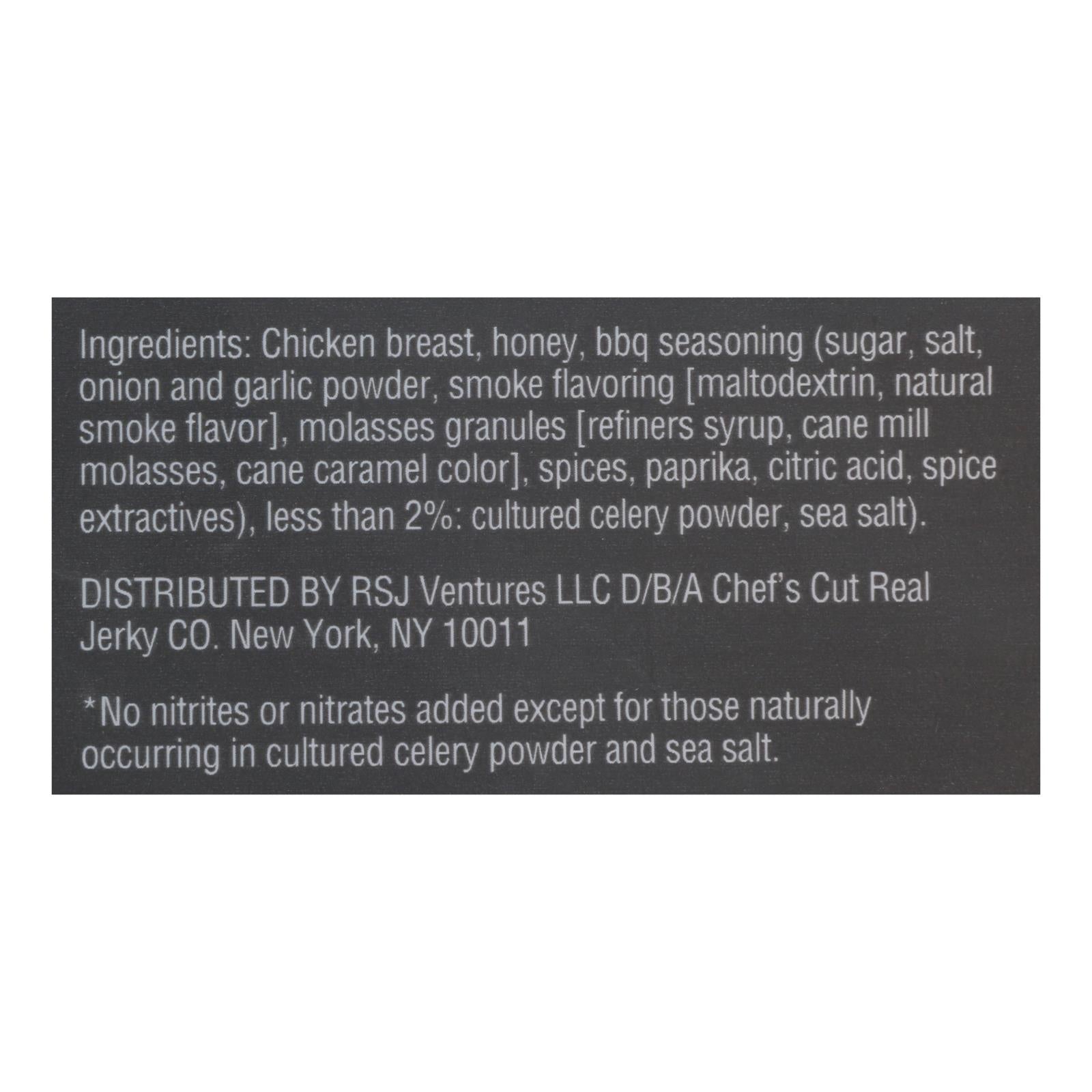 Chef's Cut Jerky - Real Chicken Kentucky Honey BBQ (Pack of 8 - 2.5 Oz)