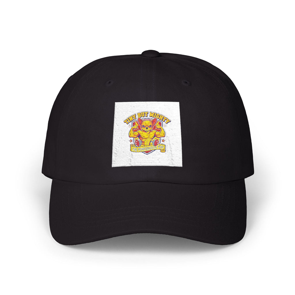 Powerhouse Puppy Funny Dad Cap — Cute Dog Lover Baseball Hat