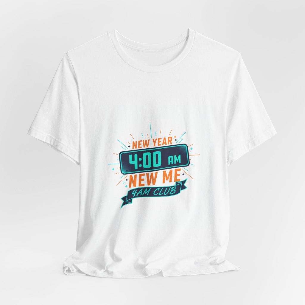 New Year 4:00 AM New Me Tee | Holiday Apparel, Festive Party Shirt