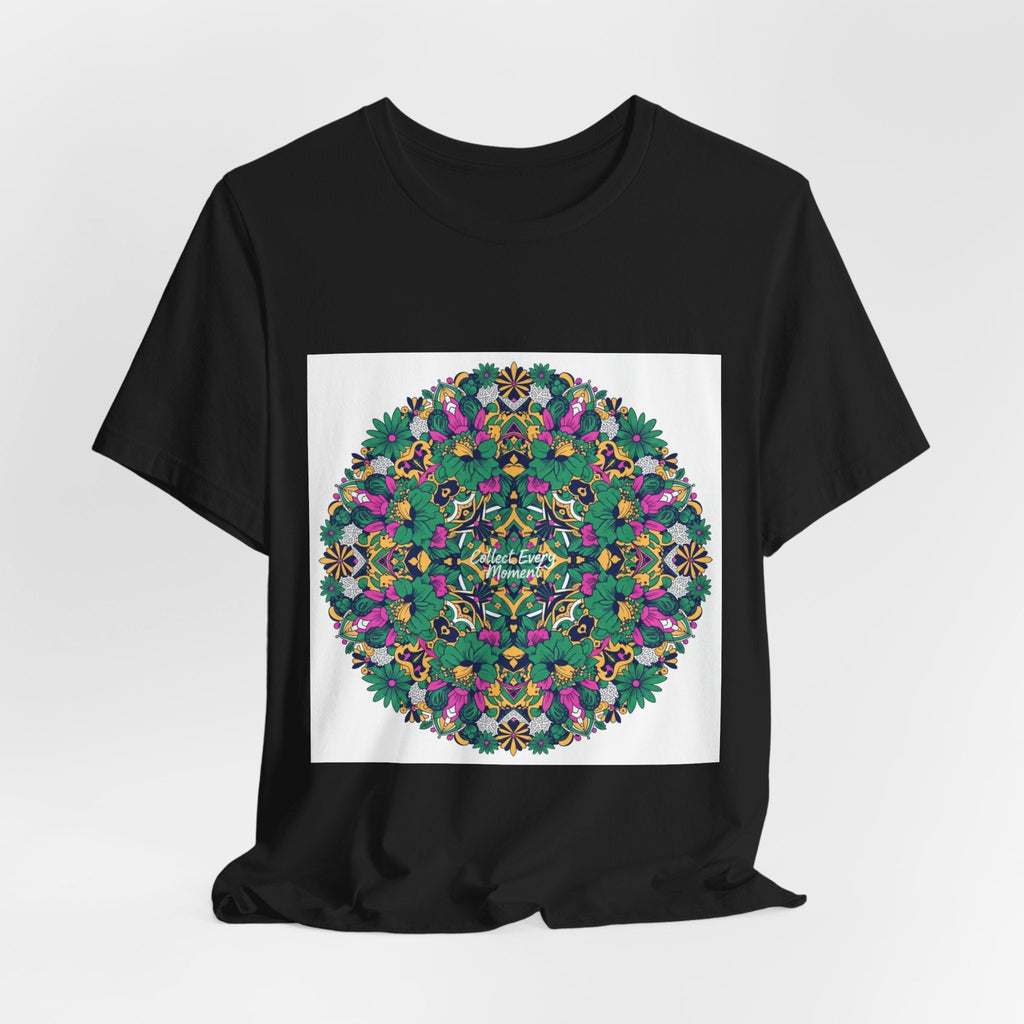 Psychedelic Botanical Mandala Tee | Festival Graphic T-Shirt