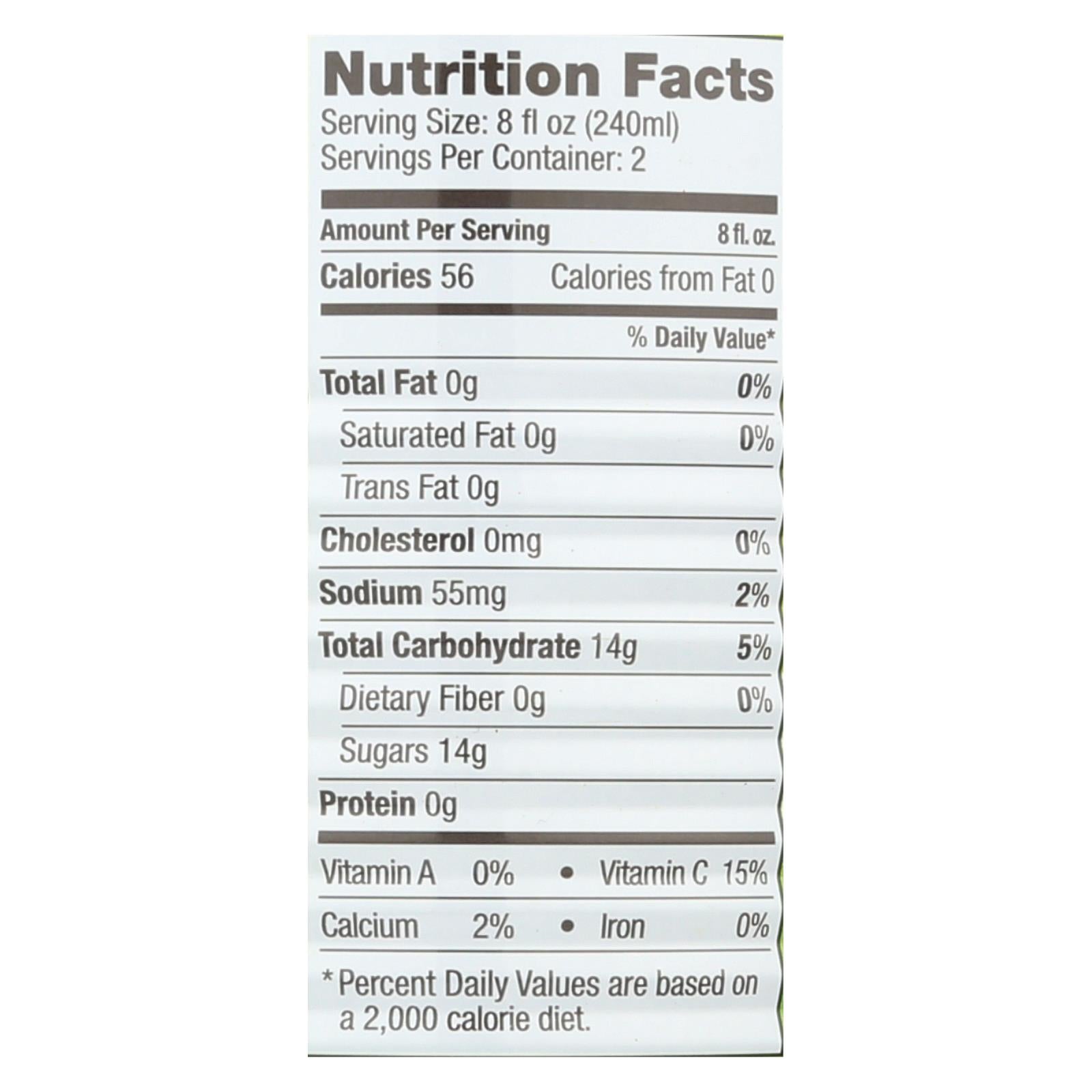 Amy & Brian Coconut Water with Lime, Case of 12 Bottles - 17.5 fl oz