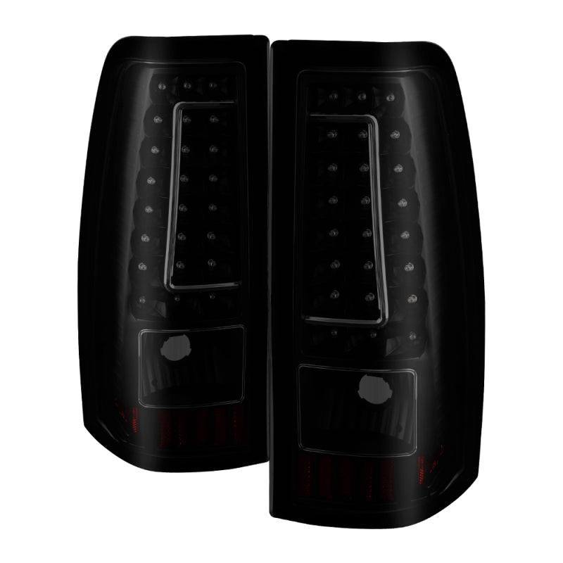 SPYDER xTune 03-06 Chevy Silverado 1500 (w/o Stepside) LED Tail Lights - Blk Smoke (ALT-ON-CS03-G2-LED-BSM) 9039218