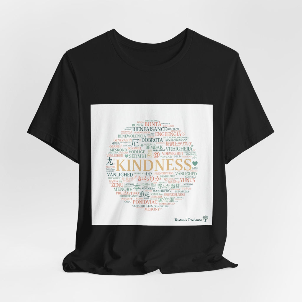 Kindness Word Cloud Tee | Fresh Start Minimalism, reset mode apparel