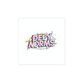 Defy Norms Sticker | Anti-Aesthetic, Glitch Font, Chaotic Design