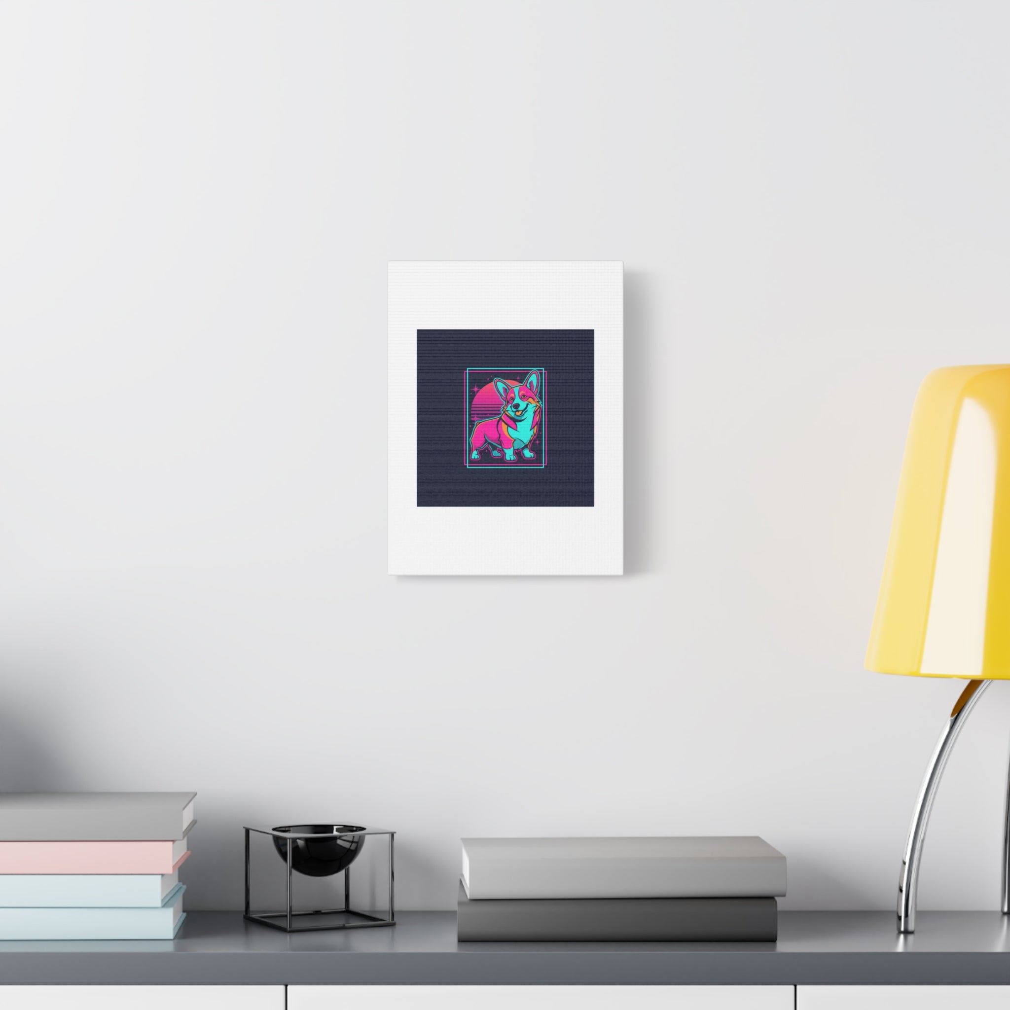 Platonic Love Corgi Canvas | Friendship Valentine, Galentine’s Wall Art