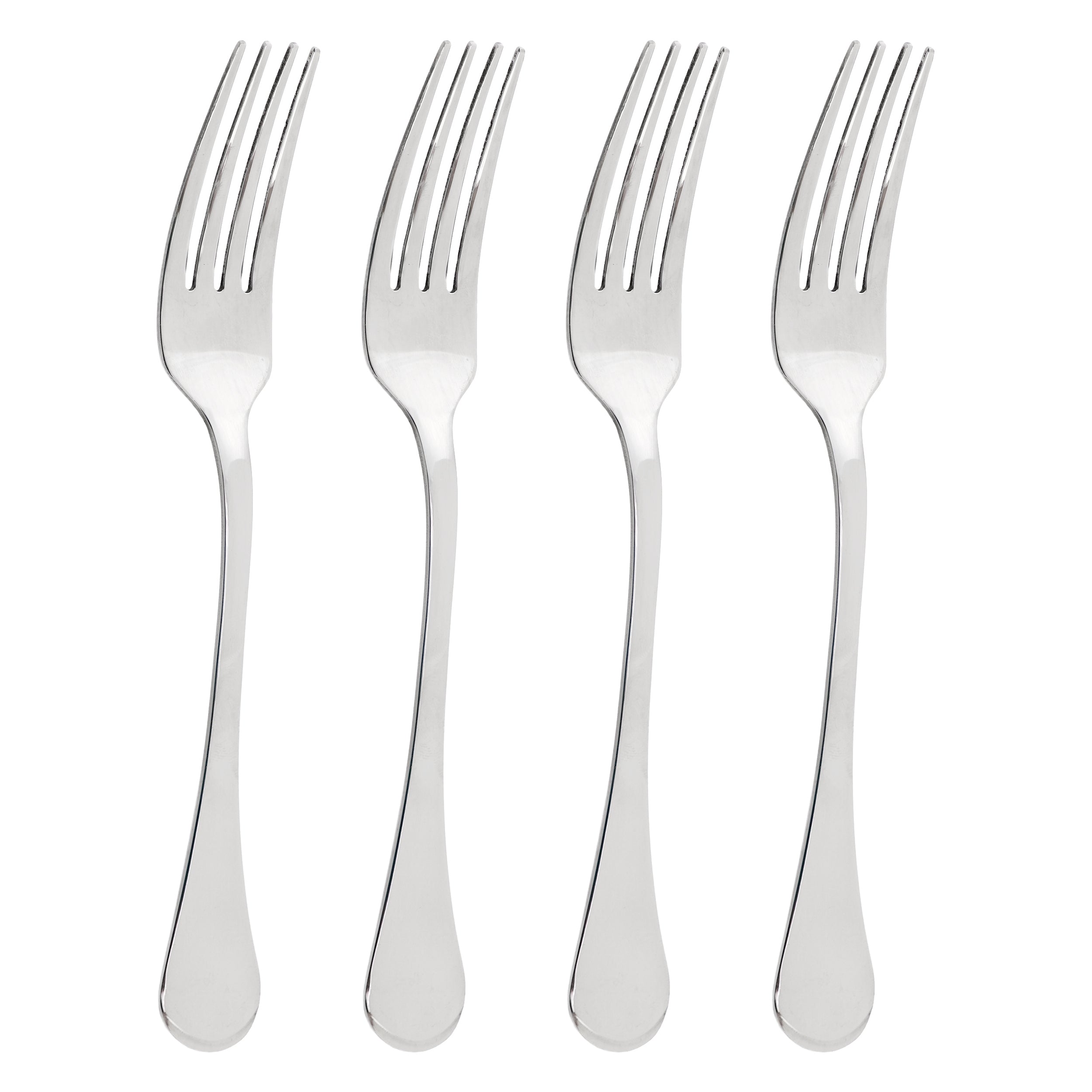 Gibson Home Manchester 4 Piece Stainless Steel Dinner Fork Set