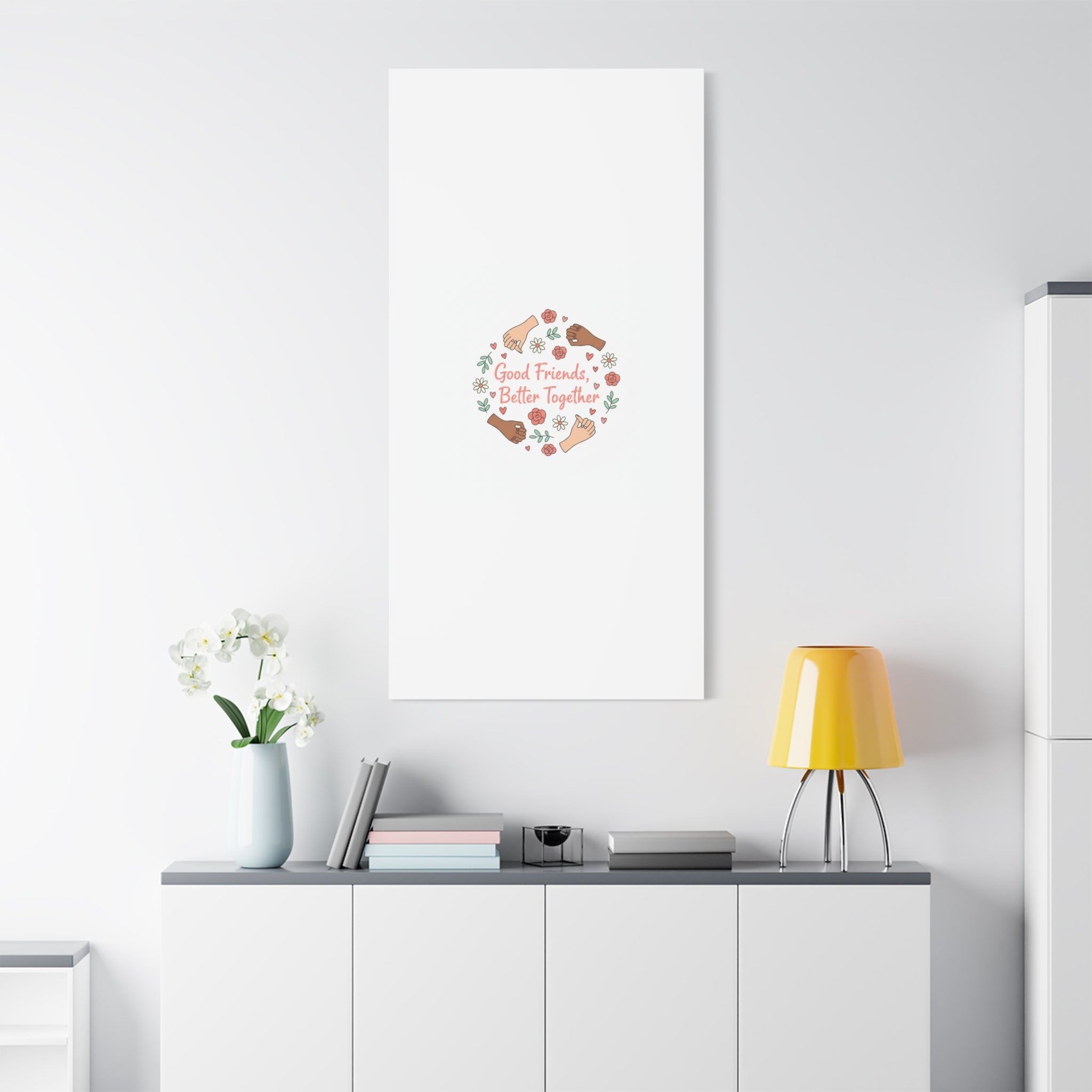 Good Friends Better Together Canvas | Friendship Valentine, Platonic Love