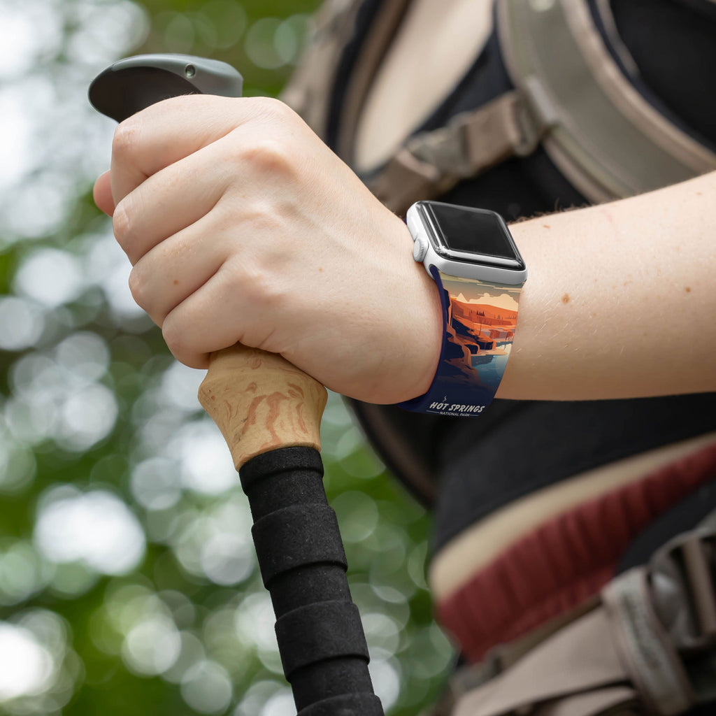 National Parks Hot Springs HD Fitbit Versa 3 & Sense 1 Watch Band