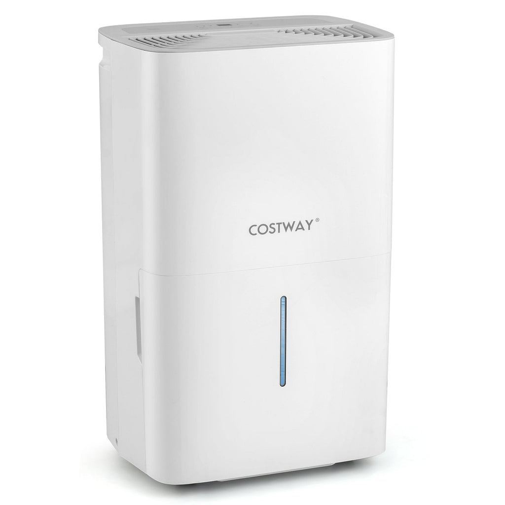 150 Pints Dehumidifier with 24H Timer and LED Display-White