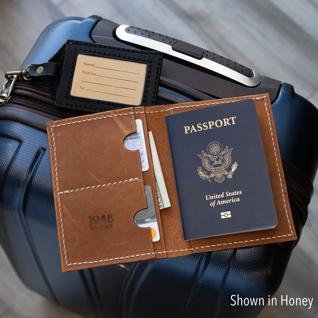 Passport Wallet: Merlot