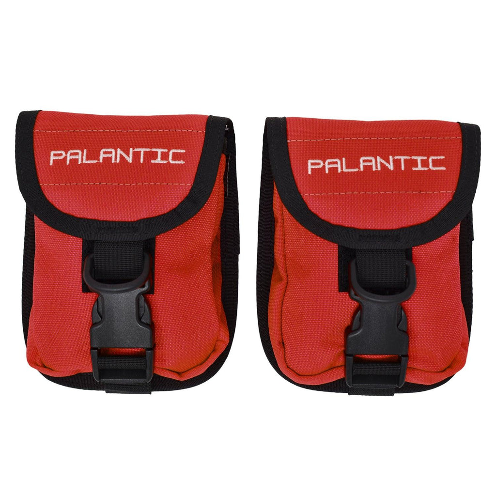 Palantic Scuba Diving Weight Pocket Pouch with QR Buckles, Pair