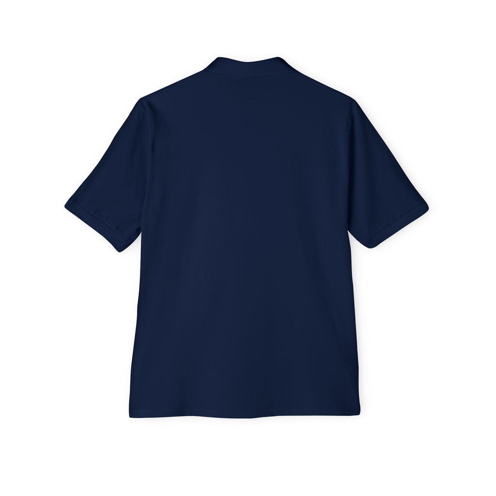 Motivation Is a Universal Language Polo — Tristan's Treehouse Men's Piqué