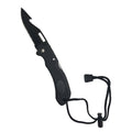 Scuba Choice Foldable Low Volume Black Blade Point Tip BCD Knife