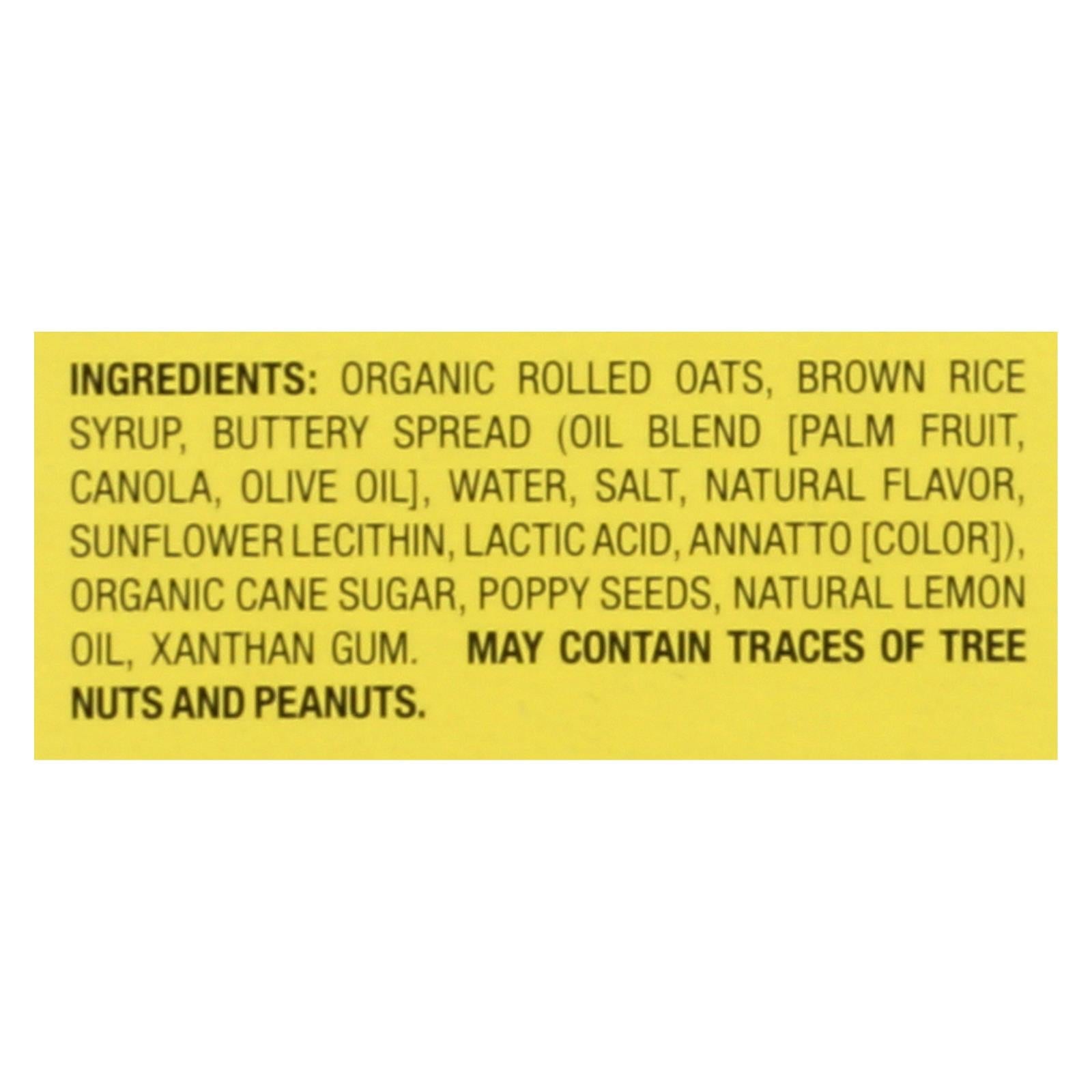 Bobo's Oat Bites, Lemon Poppyseed, 1.3 oz, Case of 6
