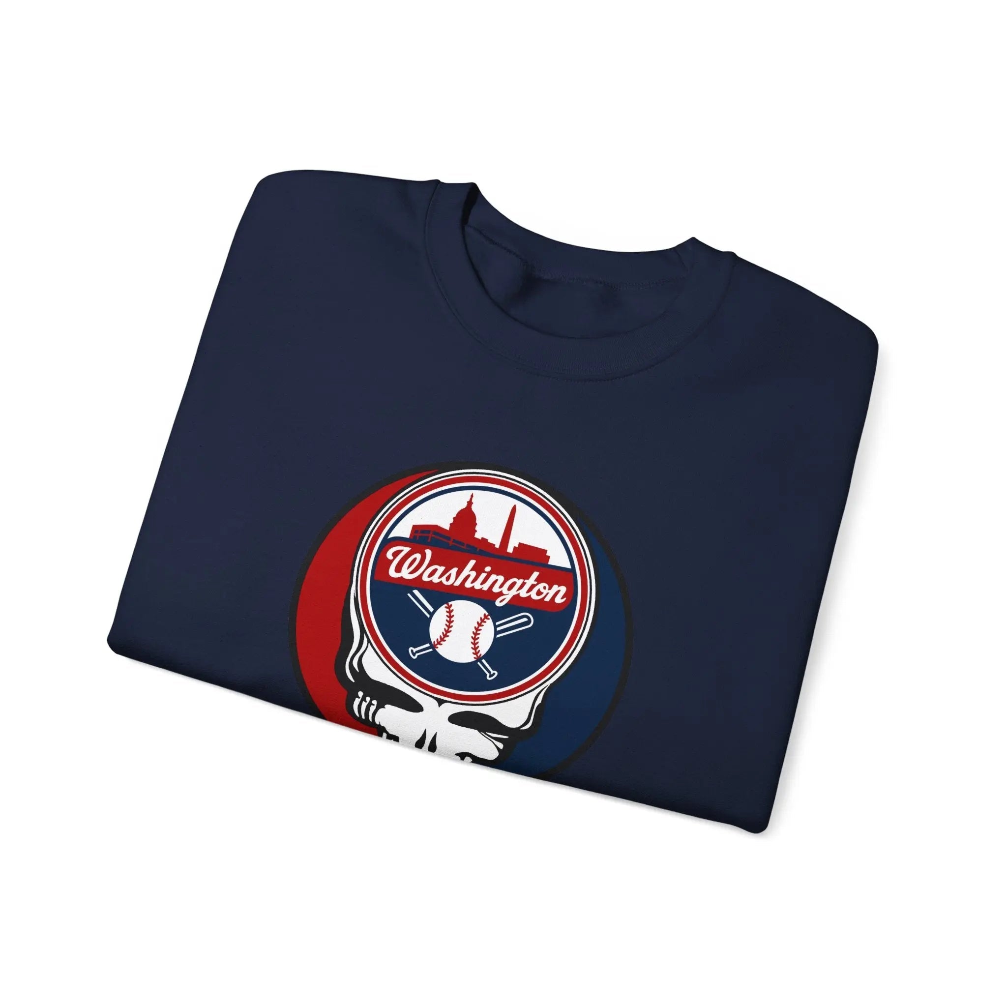 Washington Nationals Original Stealie Grateful Dead Crewneck Grateful Dead Sweatshirt