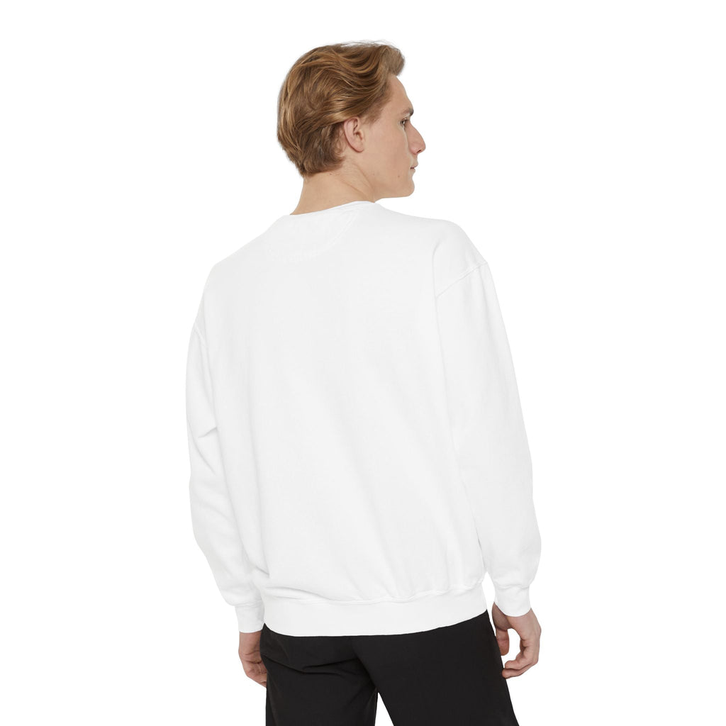 Dog Lover Sweatshirt — Neon Puppy Graphic Crewneck
