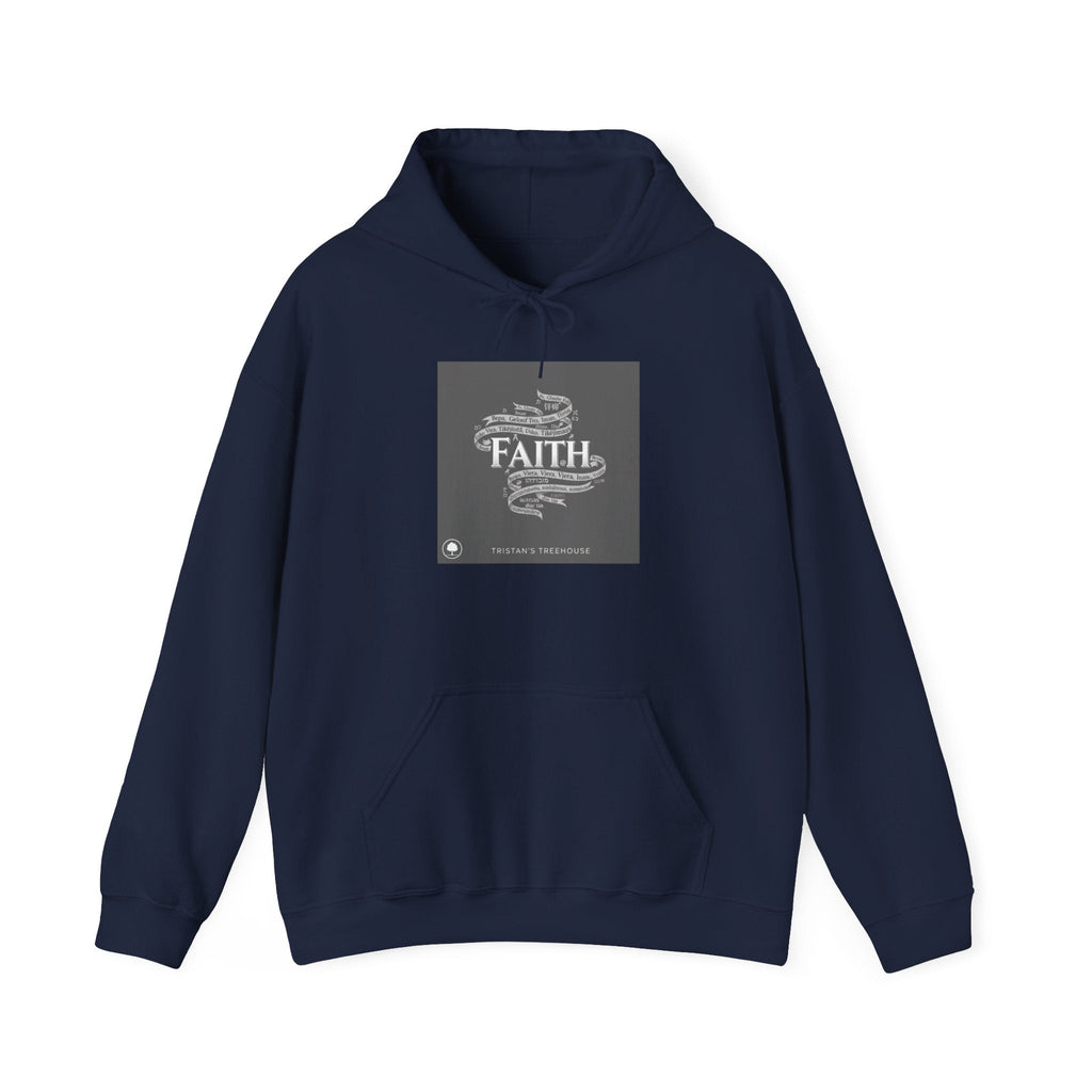 handwritten faith doodle Hoodie | sketch aesthetic, hand drawn message