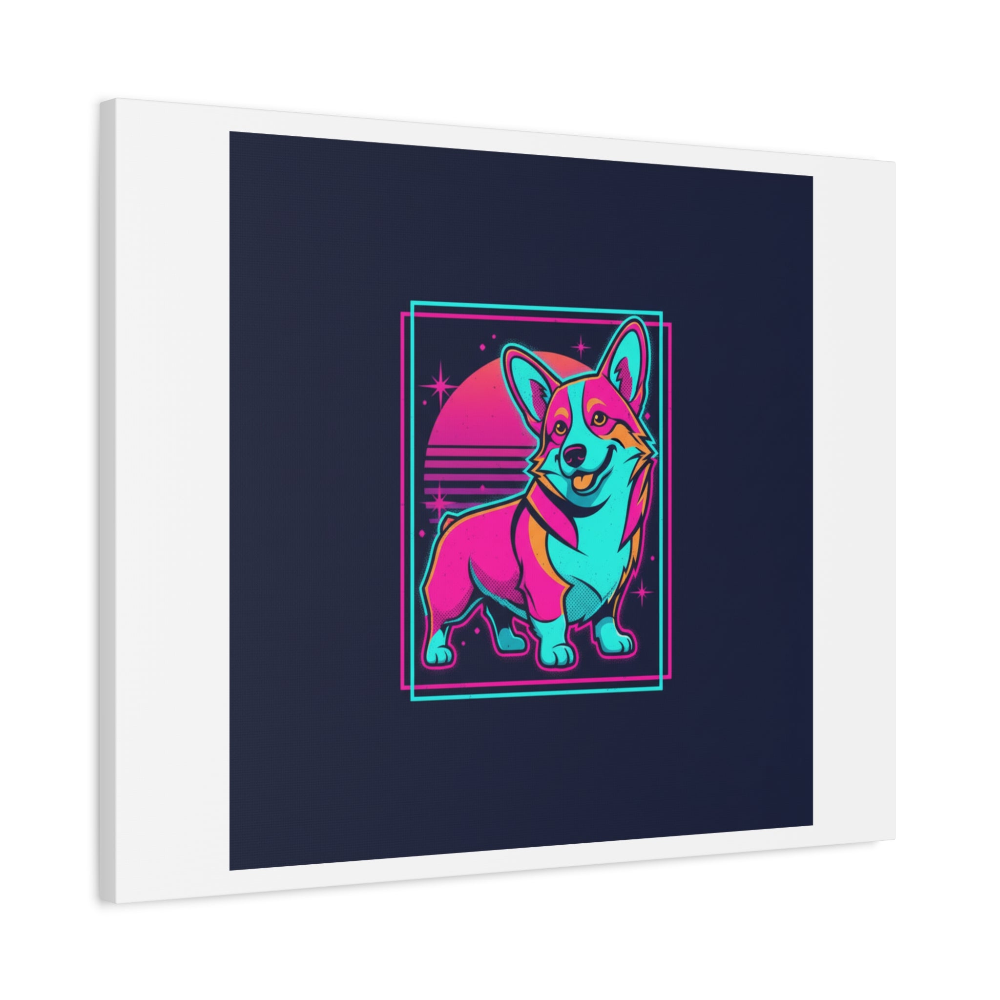 Platonic Love Corgi Canvas | Friendship Valentine, Galentine’s Wall Art