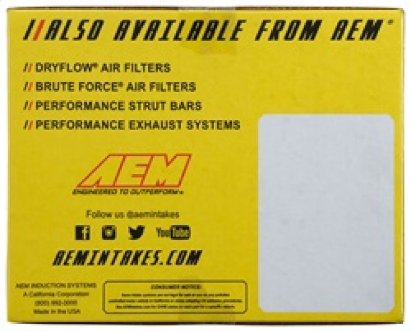 AEM Induction AEM C.A.S. 17-18 Subaru Legacy H4-2.5L F/I 21-856C