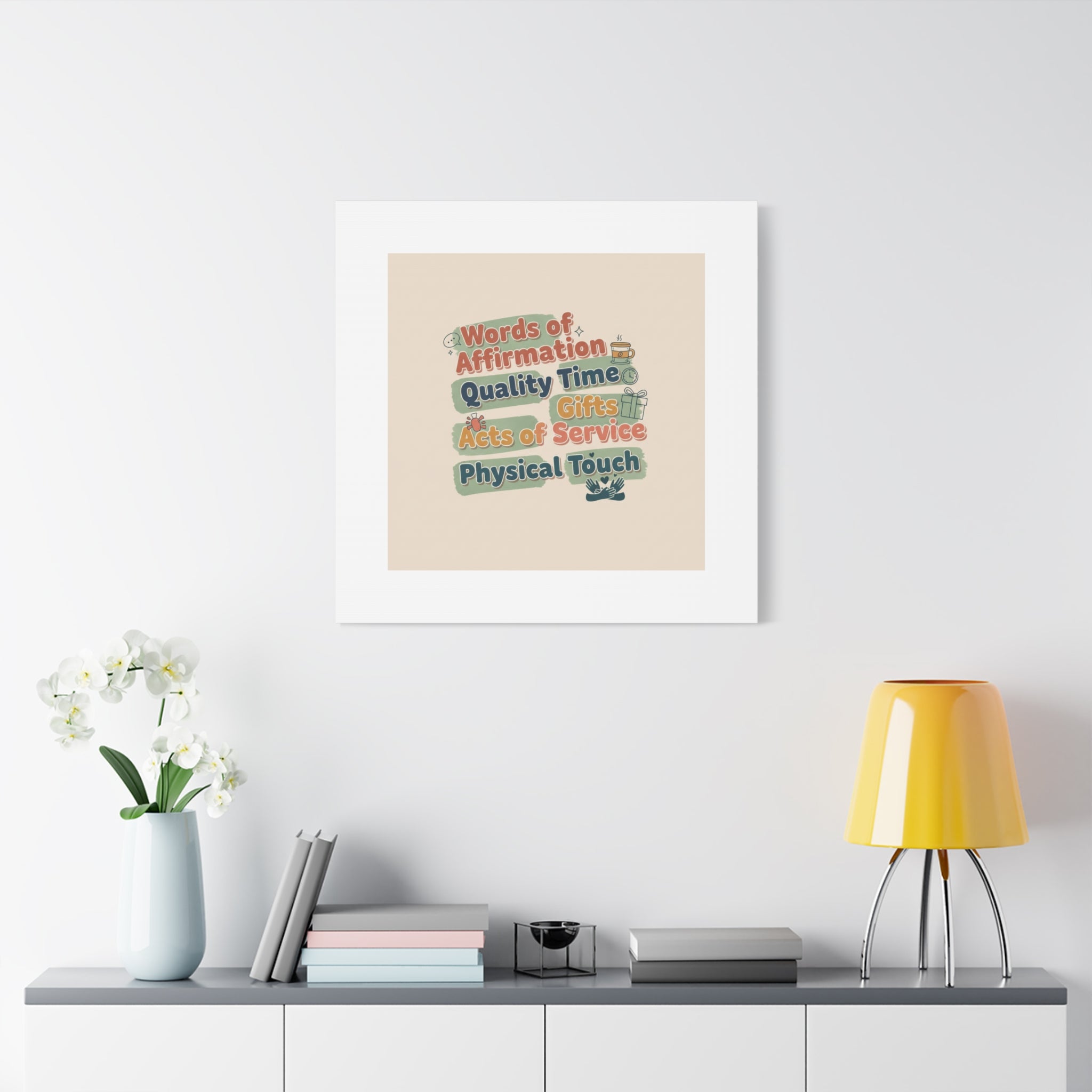 Love Languages List Matte Canvas Wall Art | love language meme, relationship humor