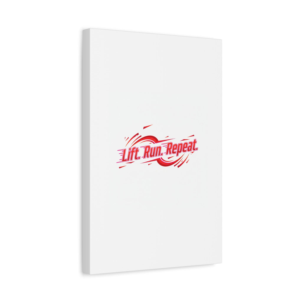 Lift Run Repeat Canvas | Fitness Wall Art, Gym Motivation