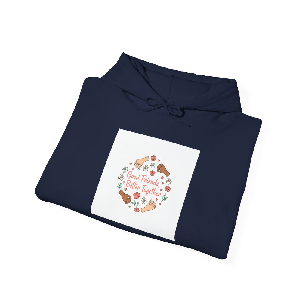 Platonic Love Floral Wreath Hoodie | Friendship Valentine, Galentine’s