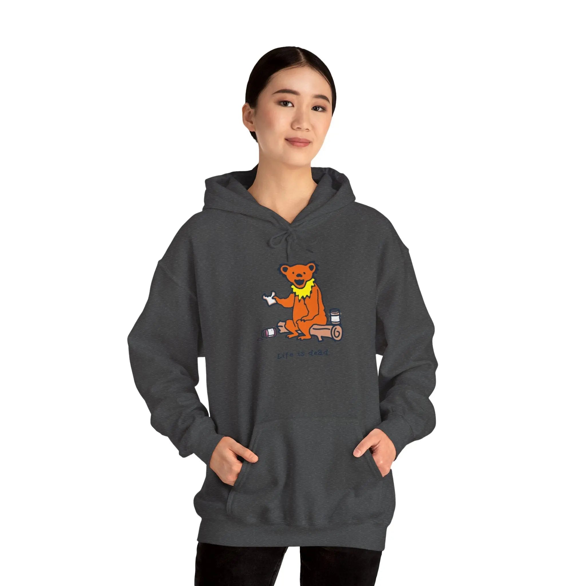 Life is dead.® Snackin' Bear Grateful Dead Hoodie