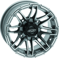 QuadBoss, QuadBoss Stryker 14x7 Aluminum Wheel (Part Number 608468) for Powersports Vehicles