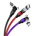 Rotating magnetic data cable