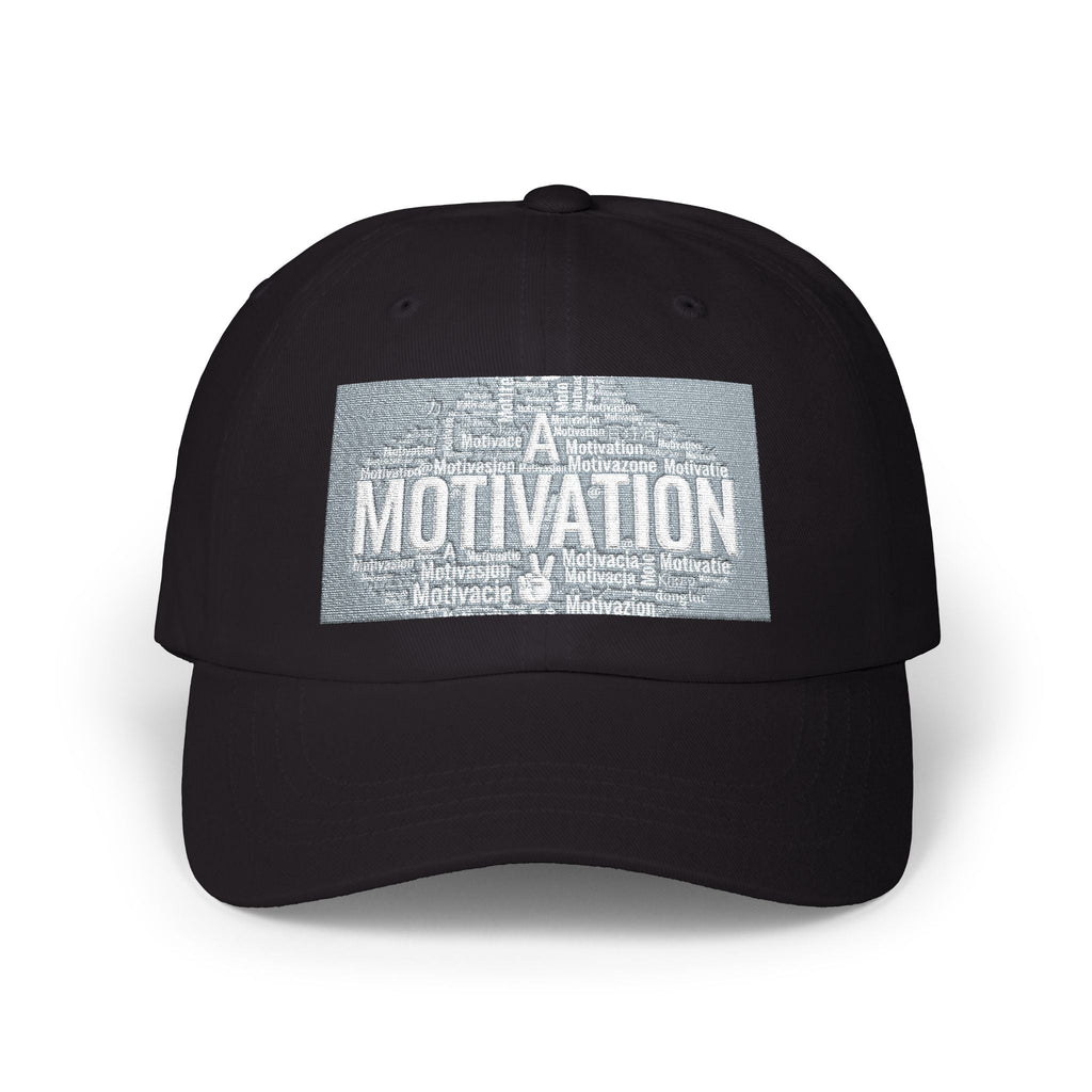 Motivation Is a Universal Language Dad Cap — Classic Embroidered Baseball Hat